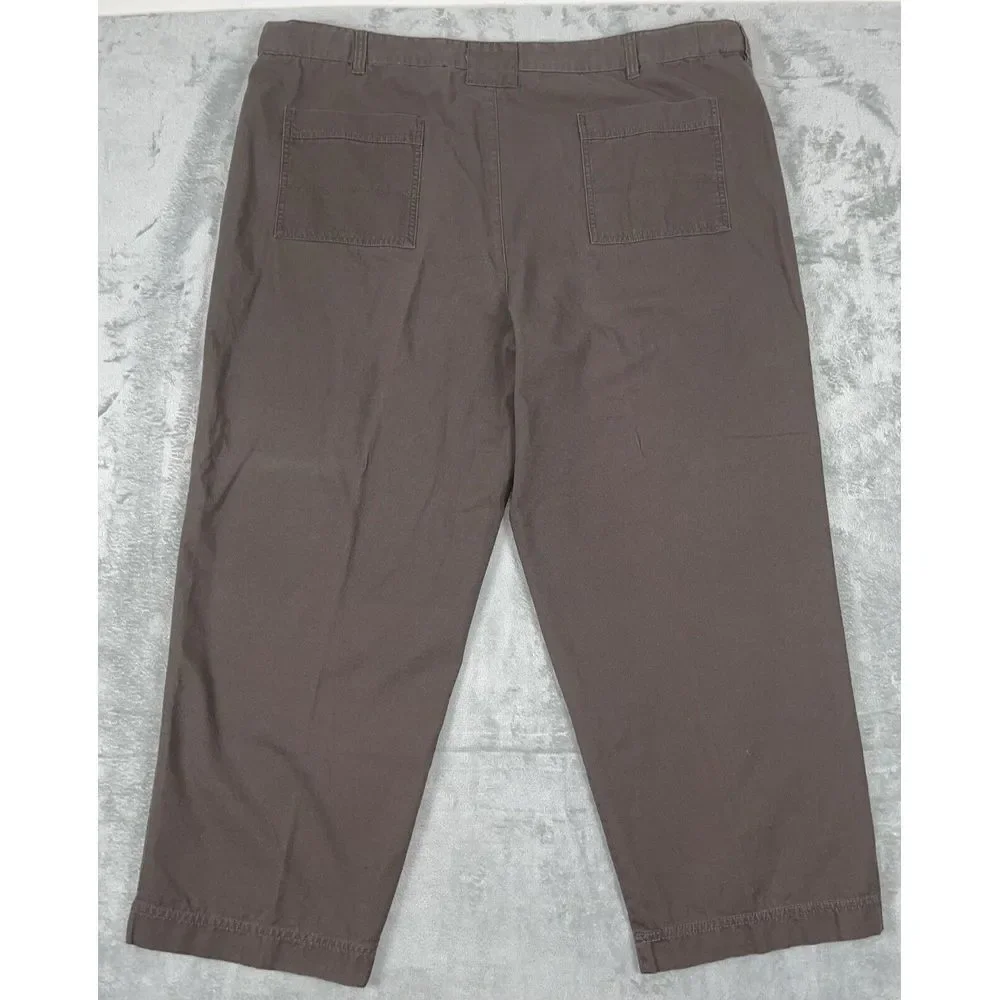 Oak Hill Heritage Collection Men's Work‎ Pants Size 50x30 Brown Cargo Utility